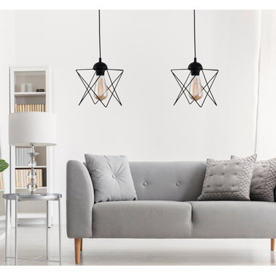 Luminaire suspendu géométrique 1 lumière Konover
