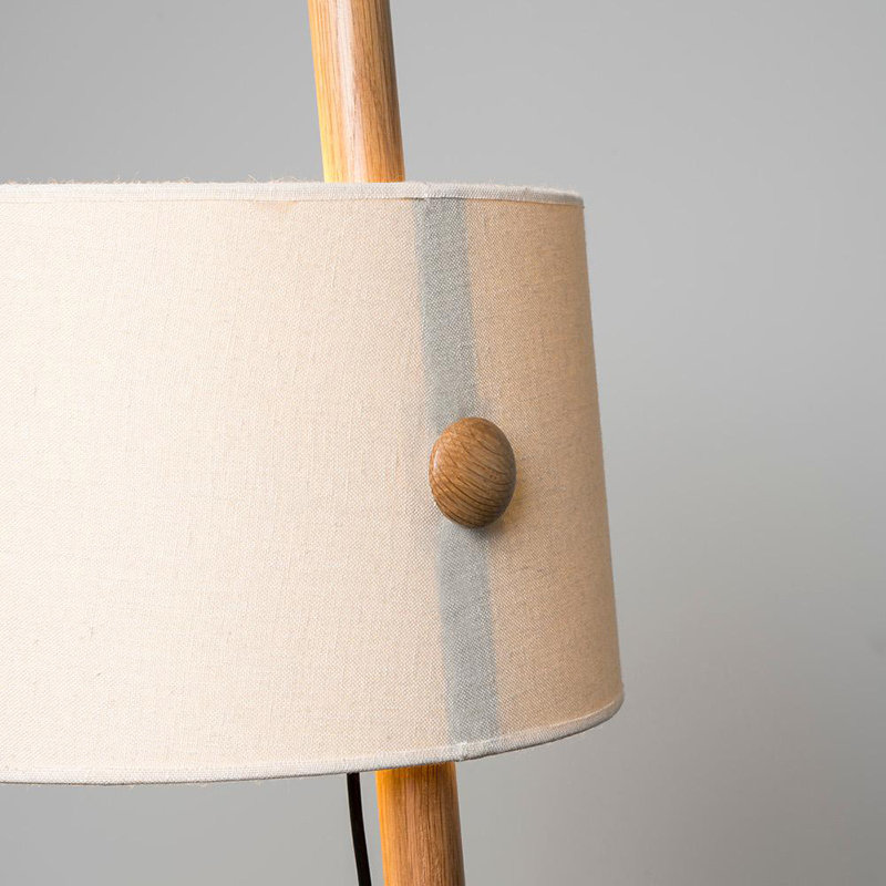 Linood 65.8268" Floor Lamp, Mink