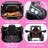 12V Ride On Car for Big Kids, Electric Off-Road Vehicle with Remote Control, 4-Wheel Suspension, LED Lights & Bluetooth for 37Months-96Months, Pink-118044459