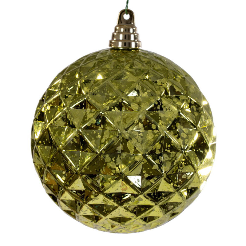 6" Shatterproof Holiday Ornament, Lime