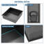 Niche de douche en acier inoxydable 13 po x 7 po, noir bronze-1811714896-1811714898