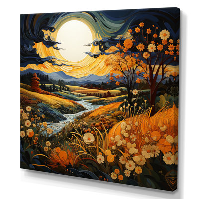" Prairies Serenity Pointillism I "