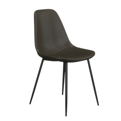 Kody Vegan Leather Side Chair by AllModern