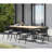 Claudia 8 Seater Rectangular Teak Dining Set in Graphite-1253453472