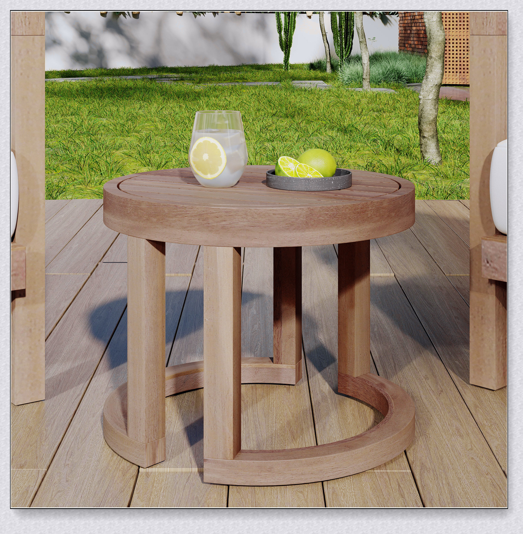 Oval Porch Small Table Outdoor Side Tables For Patio Pack Of Small