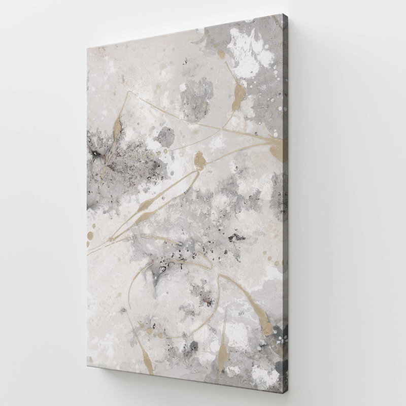 Gilded Whispers v2, grande impression sur toile, H 60 po x l 40 po