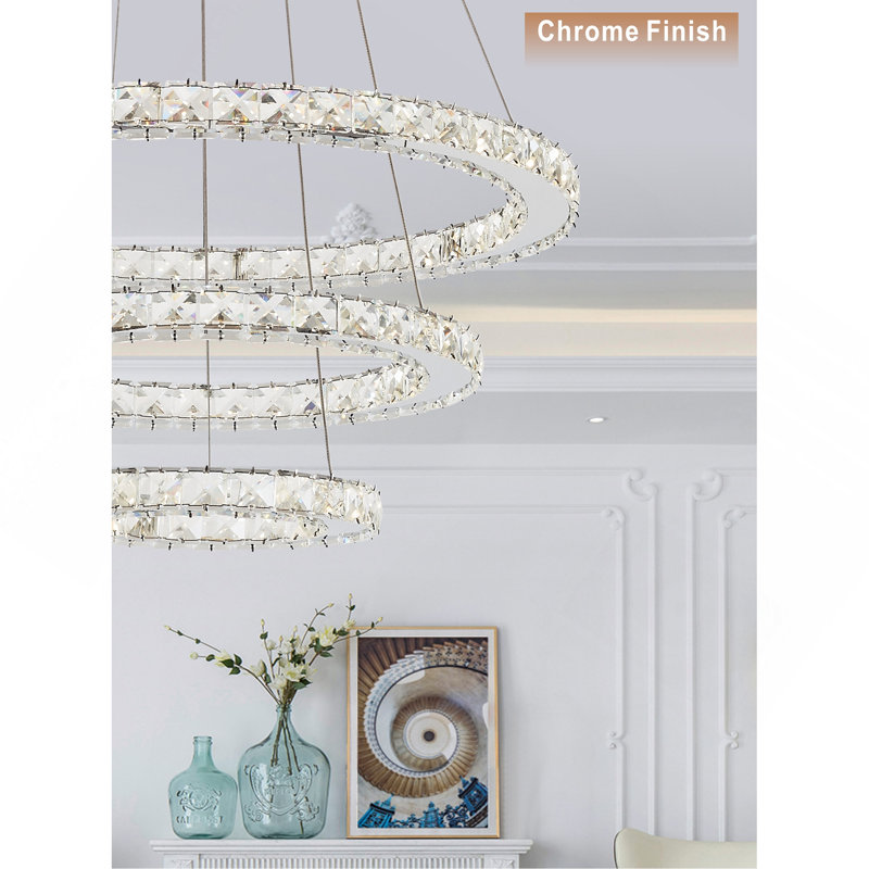 3-Layers Round Ring Chandelier