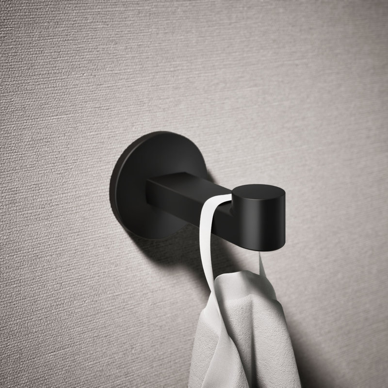 Porte-peignoir Components ™, Noir mat