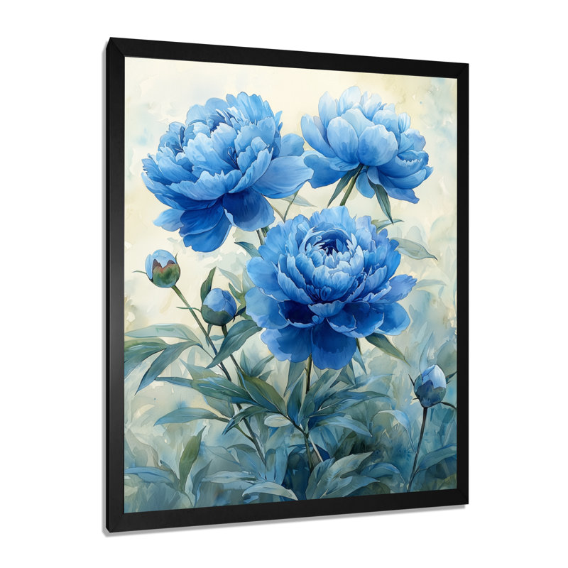 Jacquelle - salon d'art mural floral, Impression d'un seul cadre photo sans passe-partou, Black, H 20 po x l 12 po