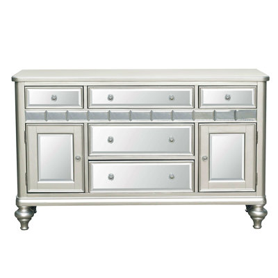 Miroir 1Pc de 5 tiroirs 2X armoires de salle à manger de style ultra-moderne