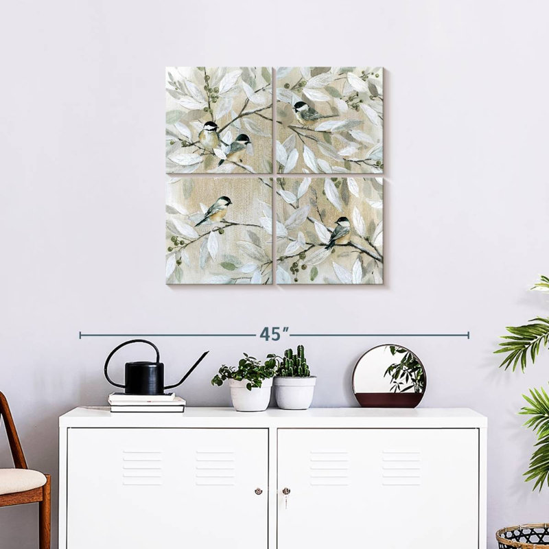 Brampt Spring Chickadees, 26" H x 26" W