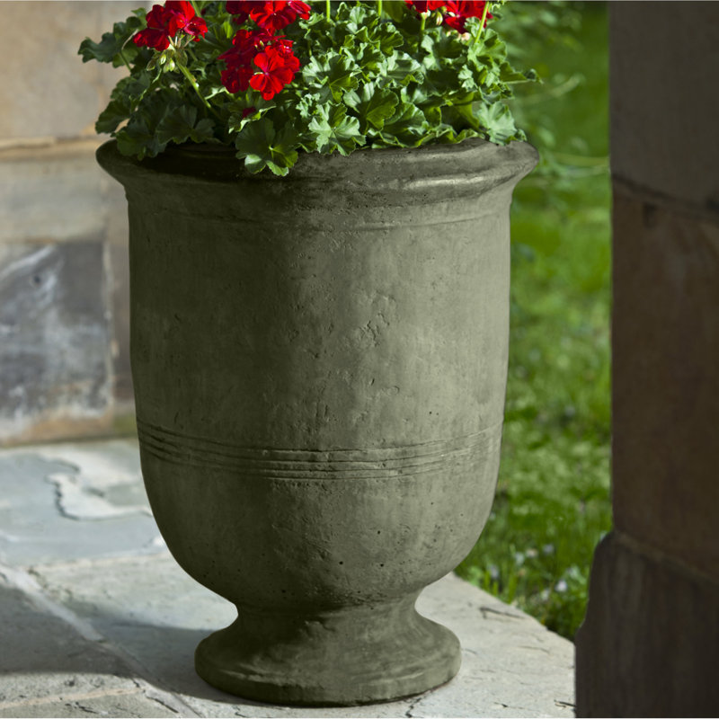 Pot de fleurs Provençal, Bronze cuivré