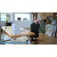Chaise de bureau ergonomique avec support lombaire, chaise d'ordinateur pivotante à haut dossier, chaise de bureau en filet respirant, roues silencieuses en polyuréthane, accoudoirs rabattables, capacité de 350 lb-1890930181-1890930183