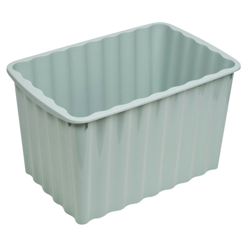 Wayfair Basics™ Plastic Decorative Bin, Teal