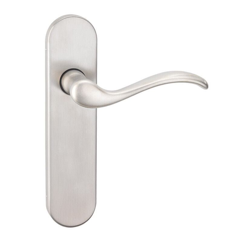 Door Handle, Satin Nickel