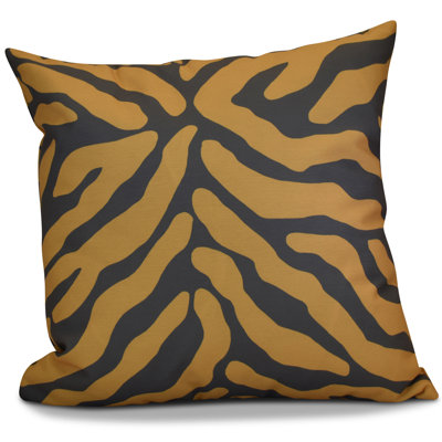 Housse et insert de coussin carré à rayures géométriques pour animaux