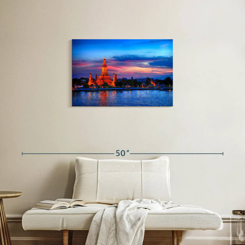 Javetta Twilight At Arun Temple, 20" H x 30" W