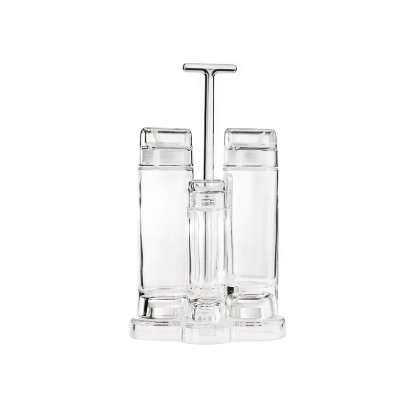 Feeling Condiment Set, Clear