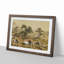 One Hundred Horses by Lang Shining - Picture Frame Painting Print-55581442-55581444