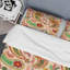 Cachemire floral multicolore - ensemble de housse de couette abstrait - microfibre de polyester-220104462