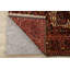Tapis bleu marine en laine noué à la main de conception unique nouvel âge 4 pi 1 po x 5 pi 6 po Aazan