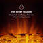 Chamonix Klarstein 109cm W White Electric Fireplace with 2 BTU