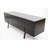 Handmade Modern TV Stand with Metal Legs, Dark Brown, 72.8 x 25.6 x 19.7 inches | 100% Pine with Flat Varnish | Industrial Style, Numerous Shelves, Wall-Mountable | Perfect for Living Room & Entertainment Spaces