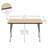 Laminate Adjustable Rectangle 4 Students Activity Table-92311909