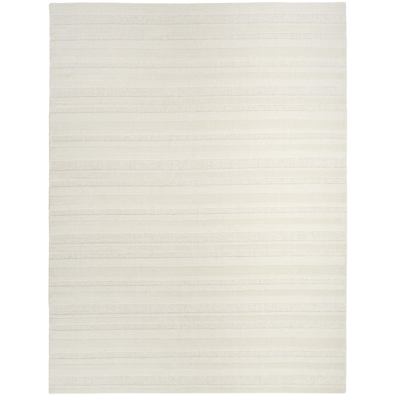 DKNY Pure Multi Weave Ivory Contemporary Indoor Rug, Rectangle 7'9" x 9'9"