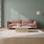 Tapis décoratif moderne rose clair à motif lavable-60913395