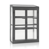30" W x 18" D Portable Greenhouse Wooden Cold Frame