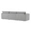 Canapé modulaire 3 pièces Bodhild 115,7 po Boucle-350476158