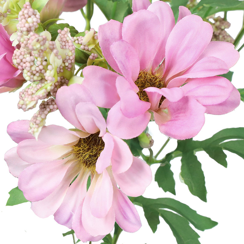 Bouquet de petites fleurs de marguerite artificielle, Rose