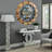 Wall Clock 24" Round Oversized for Living Room decor with Real Moving Gears Canada Collection-101929734