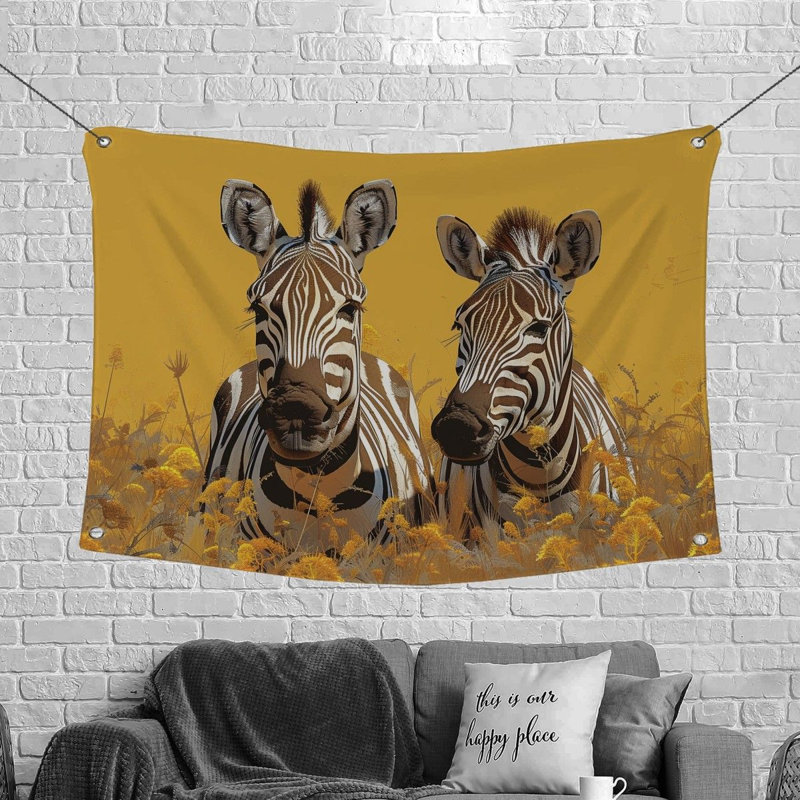 Tapisserie en microfibre, H 88 po x l 104 po