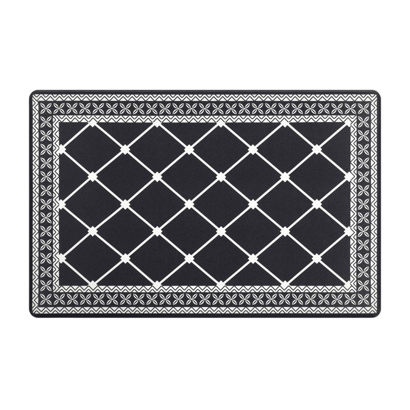 Tapis et tapis de cuisine Arleht, Noir, Tapis de couloir 20 po x 31,5 po + 20 po x 48 po