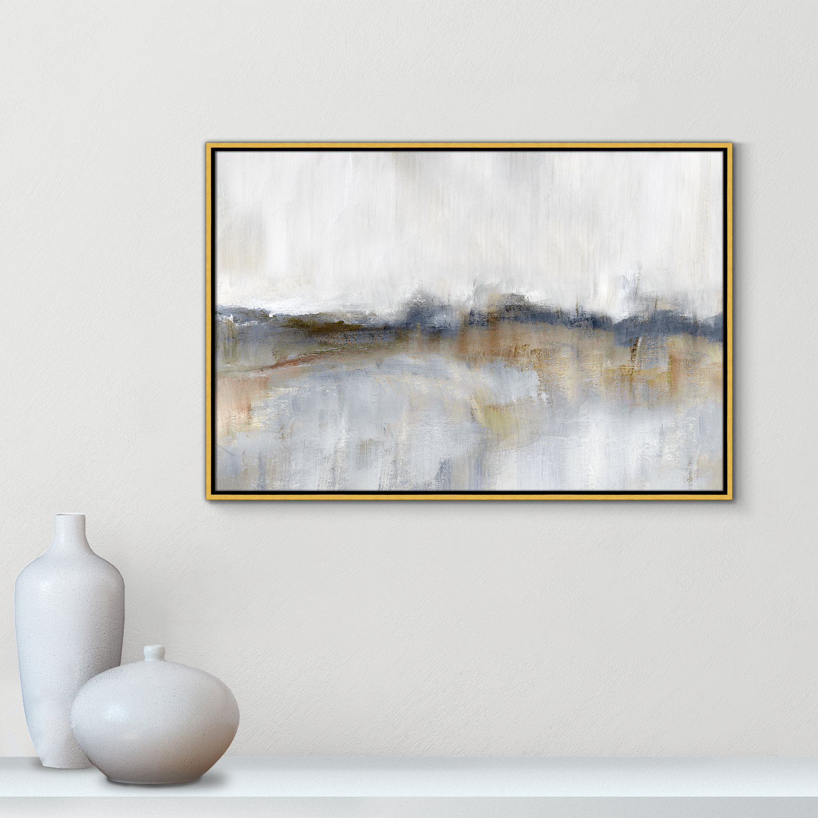 Autumnal Tide Print by Nan, 25.5" H x 37.5" W, Gold