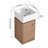 Nittany 12.07'' Single Bathroom Vanity with Ceramic Top