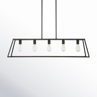 Clare 5 - Light Metal Dimmable Kitchen Island Chandelier