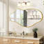 Irregular Metal Framed Wall Mirror, Asymmetrical Mirrors for Bathroom-1211189289-1211189288