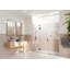 Stellar 100.25 in. x 78 in. Fully Frameless 3 Panel Inline Hinge Shower Door-608458745