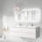 Carol-Ann 71" Fully Assembled Wall Mounted Double Bathroom Vanity with Stone Resin Vanity Top-1266455715