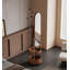 Miroir rotatif ovale en acier inoxydable 360