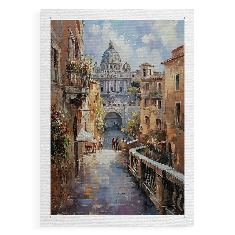 LANDSCAPES Series CCCLXXXV -Canvas Print Only - NOT FRAMED, 18" H x 12" W