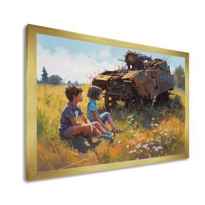 Children On The Farm III, reproduction d'art sur toile