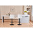 Swivel Adjustable Height Bar Stools, Leather Modern Barstools, Upholstered Counter Stool-244677