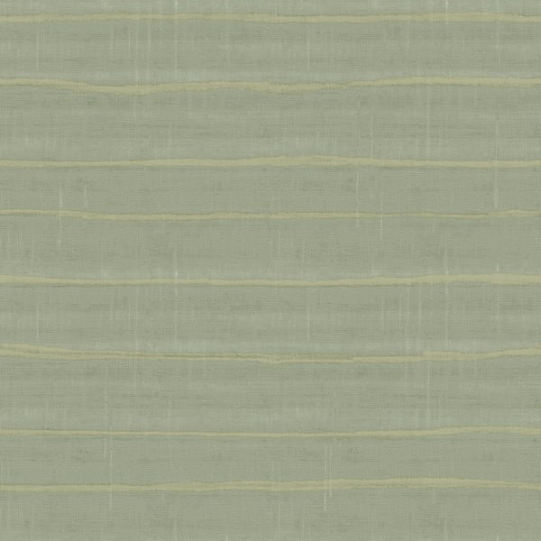 Italian Textures 4 Collection Horizontal Stripe WAllpaper Roll, Green
