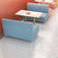 Banc rembourré en similicuir