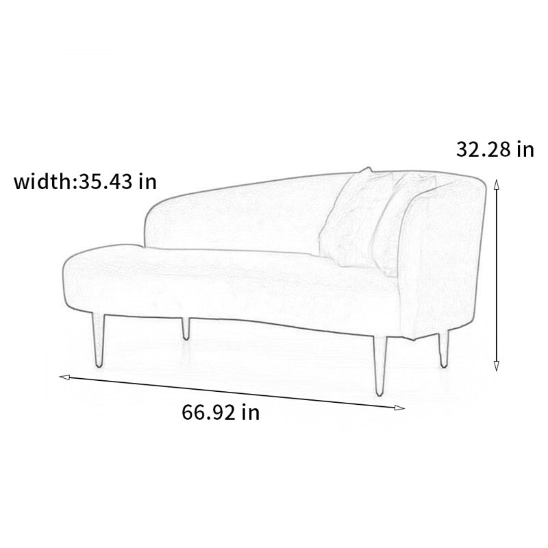 Chaise élégante en bouleau, Orienté à droite