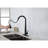 Kitchen Faucet With Pull Down Sprayer , High Arc Single Handle Kitchen Sink Faucet With Deck Plate, Commercial Modern Stainless Steel Kitchen Faucets-121292312